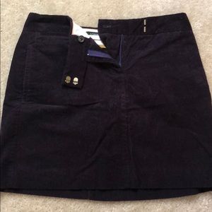 Jcrew Purple Corduroy Mini Skirt